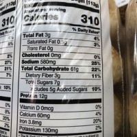 Costco Plain Bagel Nutrition Facts