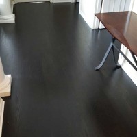 How To Stain A Wood Floor Black