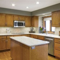 Kitchen Paint Colors With Oak Cabinets And White Appliances