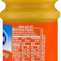 Ocean Spray Orange Juice Box Nutrition Facts