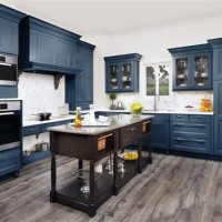 What Color Wood Floors With Grey Cabinets